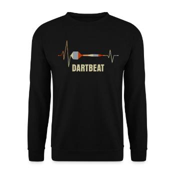 Darts Darts Darts ECG Darts Player - Unisex Sweatshirt - black - Front - Alina (178cm) & Michal (187cm)