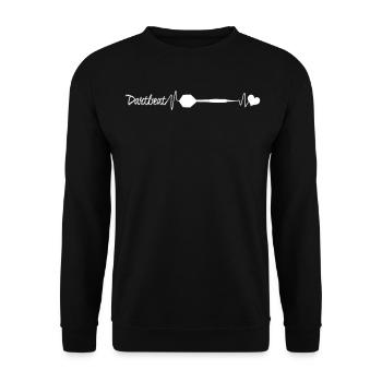 Fléchettes Fléchettes ECG Fléchettes Fléchettes Joueur de fléchettes - Sweat-shirt Unisexe - noir - Devant - Alina (178cm) & Michal (187cm)