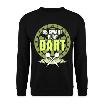 Darts Play Dart Darts Darts Darts Player - Unisex Sweatshirt - black - Front - Alina (178cm) & Michal (187cm)