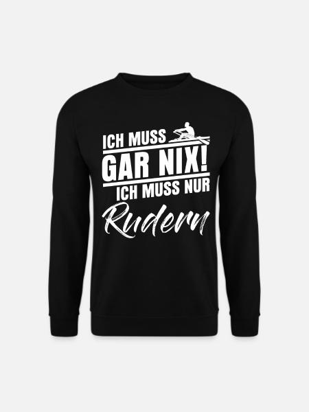 Rudern Ruderer Rudersport - Unisex Pullover - Schwarz