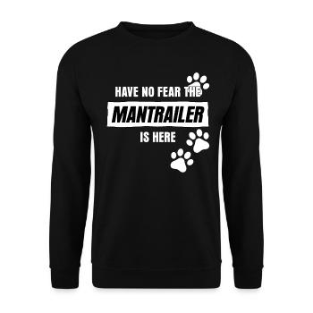 Mantrailing Recherche Chien Sniffer Chien Mantrailer - Sweat-shirt Unisexe - noir - Devant - Alina (178cm) & Michal (187cm)