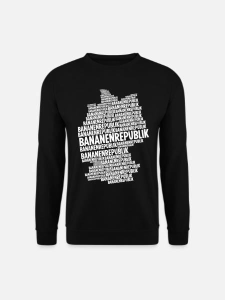 Bananen Deutschland Banane - Unisex Pullover - Schwarz