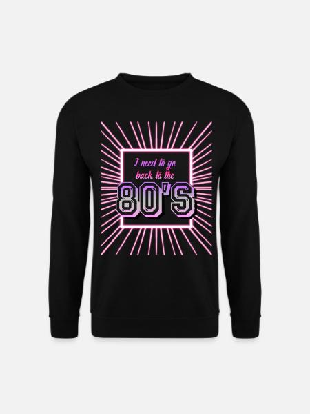 80s Disco Party 80s 1980 - Unisex Sweatshirt - black
