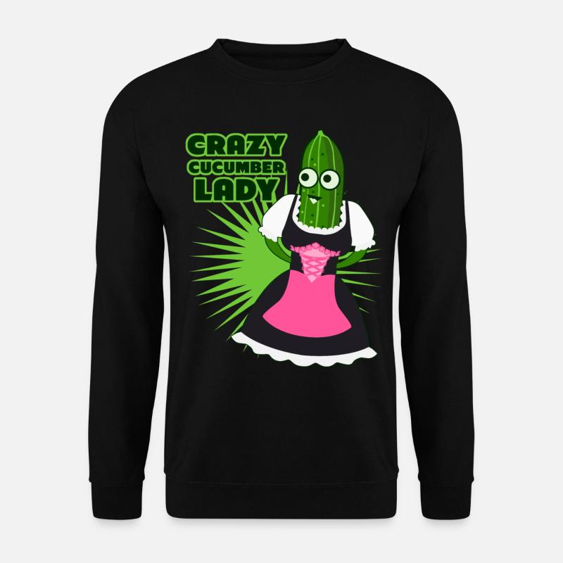 Gurken Dirndl Gurke - Unisex Pullover - Schwarz