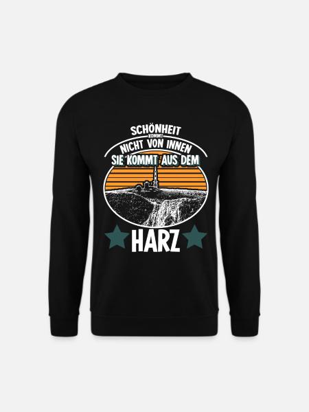 Harz Torfhaus Wandern Harzer Brocken - Unisex Pullover - Schwarz