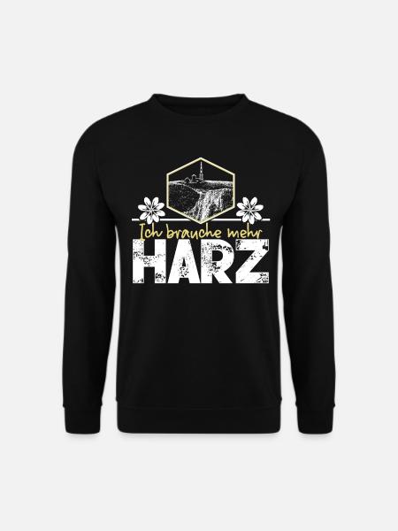 Harz Urlaub Harzer Brocken - Unisex Pullover - Schwarz