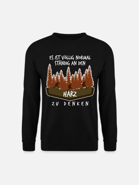 Harz Torfhaus Harzer Brocken - Unisex Pullover - Schwarz