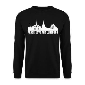 Lunebourg Lüneburger - Sweat-shirt Unisexe - noir - Devant - Alina (178cm) & Michal (187cm)