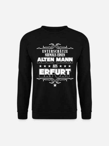 Erfurter Mann aus Erfurt - Unisex Pullover - Schwarz