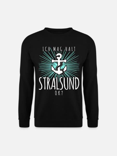 Stralsunder Ich mag Stralsund - Unisex Pullover - Schwarz