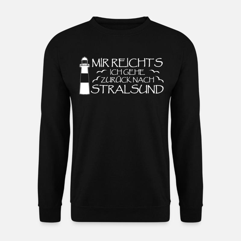 Stralsunder Witz Stralsund - Unisex Pullover - Schwarz