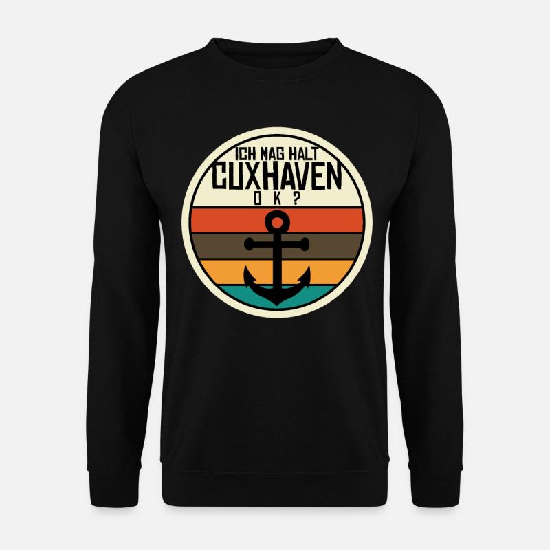 Cuxhaven - Unisex Pullover - Schwarz