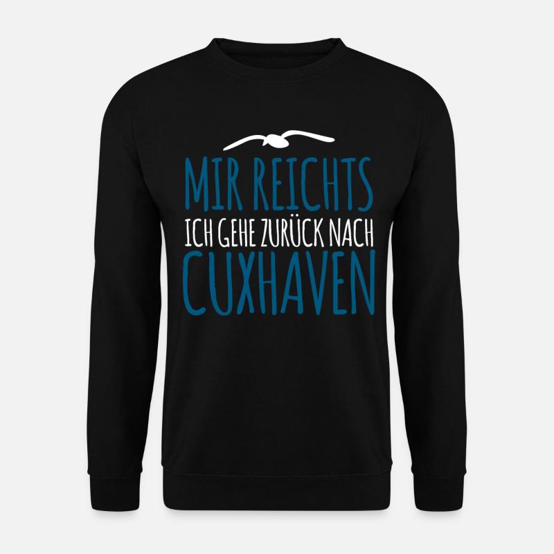 Cuxhavener Cuxhaven - Unisex Pullover - Schwarz