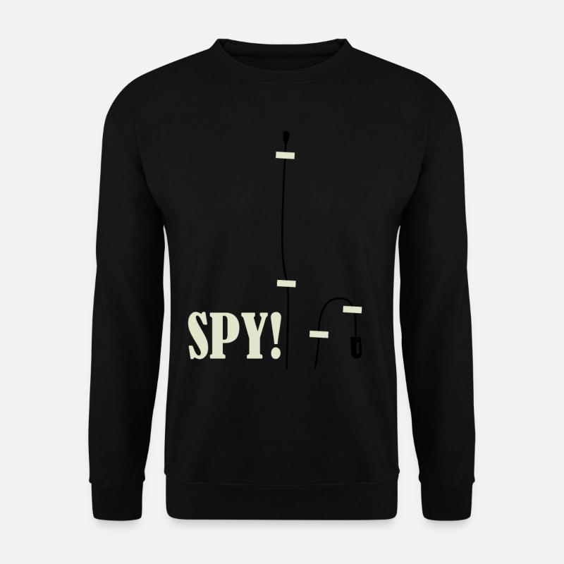 Eavesdropper Spy Spy Mikofon - Unisex Sweatshirt - black