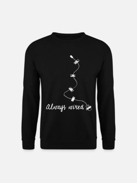 Abhörgerät Spion Spitzel Geheimagent - Unisex Pullover - Schwarz
