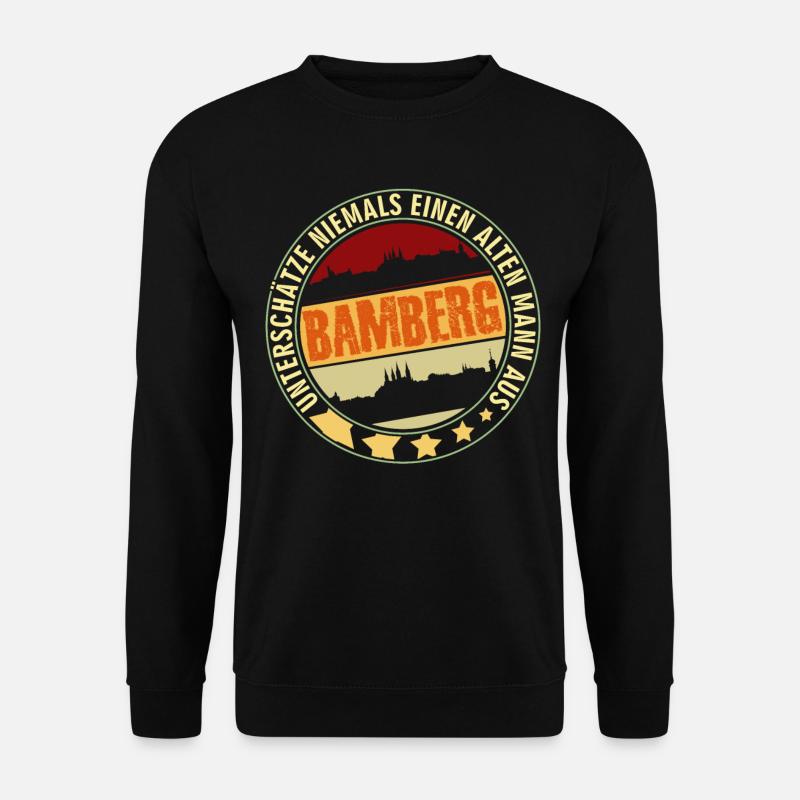 Bamberg Witz für den Mann Bamberger - Unisex Pullover - Schwarz