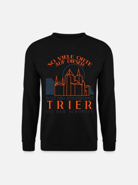 Trier Städtetrip Trierer - Unisex Pullover - Schwarz