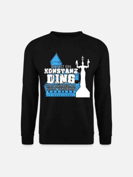 Konstanz Bodensee Spruch Konstanzer - Unisex Pullover - Schwarz