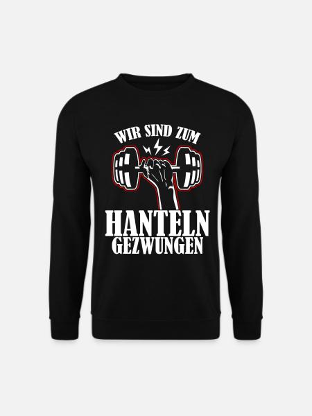 Strongman Bodybuilder Bodybuilding - Unisex Pullover - Schwarz