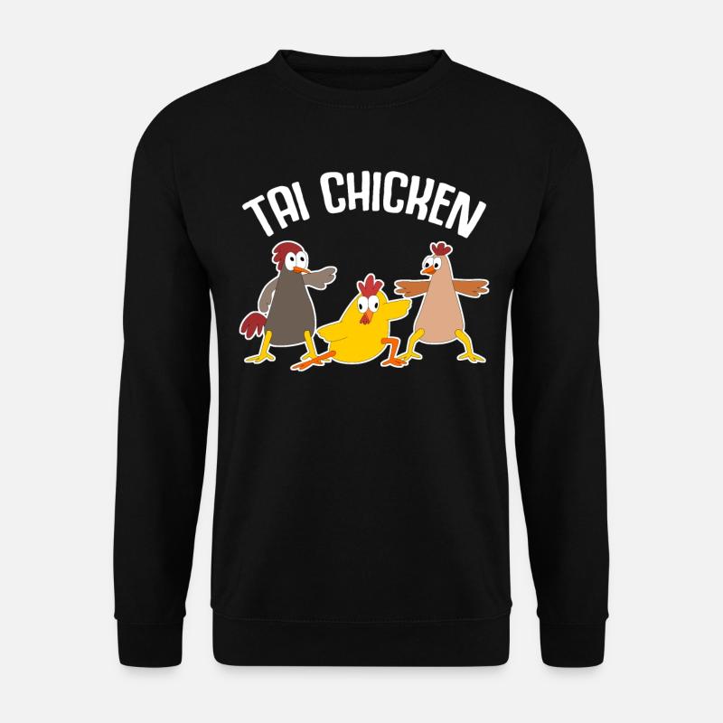 Hühner Tai Chicken Huhn - Unisex Sweatshirt - black