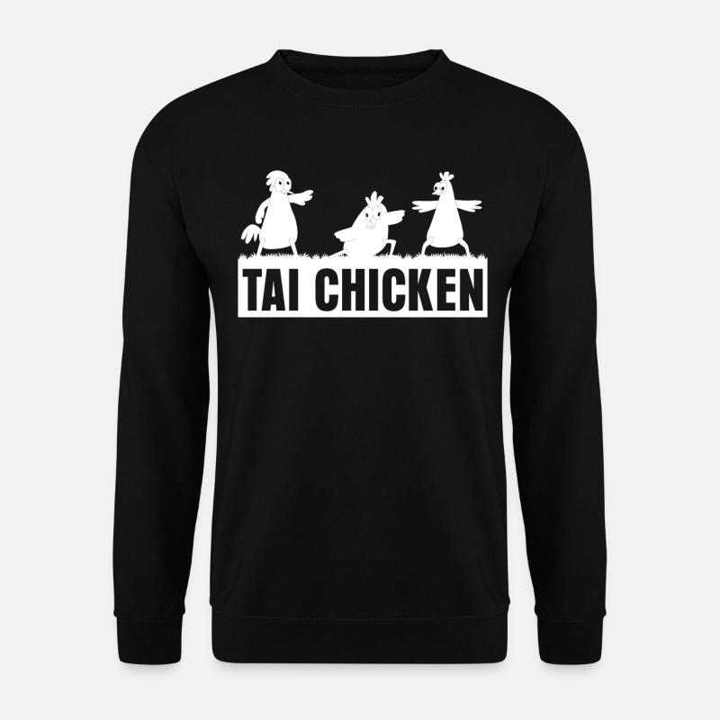 Hühner Tai Chicken Huhn - Unisex Sweatshirt - black