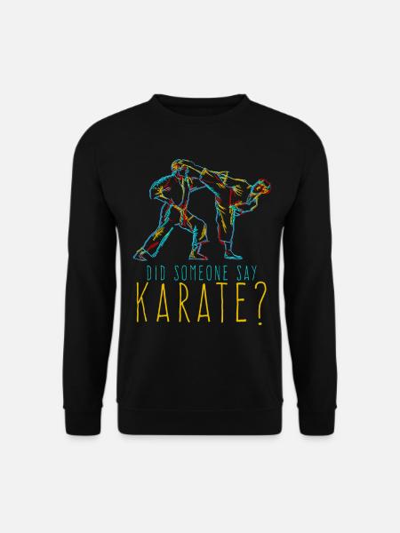 Karate Karateka - Unisex Pullover - Schwarz