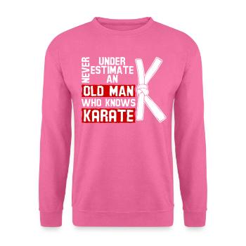 Karaté Sport Arts Martiaux - Sweat-shirt Unisexe - rose - Devant