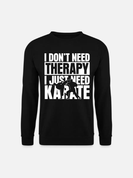 Karate saying karateka - Unisex Sweatshirt - black