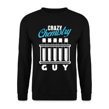 Chemist Chemical Laboratory Assistant Chemical Chemical Technician - Unisex Sweatshirt - black - Front - Alina (178cm) & Michal (187cm)