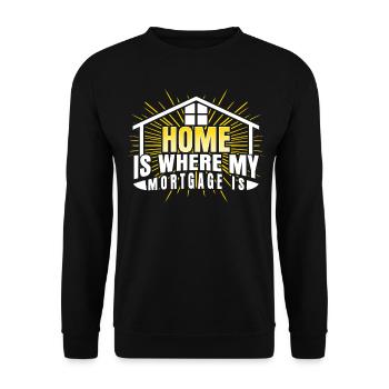 Sarkasmus lustiger Haubau Spruch Ironie - Unisex Pullover - Schwarz - Vorne - Alina (178cm) & Michal (187cm)