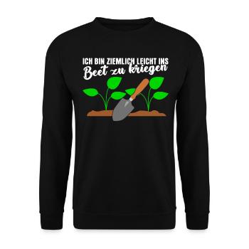 Garten Gärtner Galabauer Galabau - Unisex Pullover - Schwarz - Vorne - Alina (178cm) & Michal (187cm)