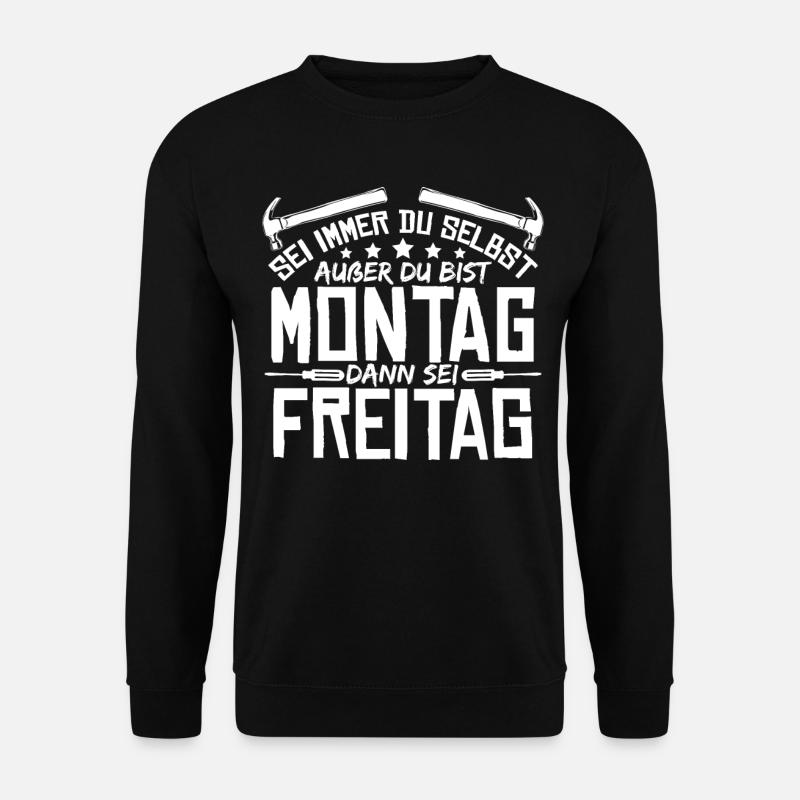 Handwerker Werkstatt Handwerk - Unisex Pullover - Schwarz