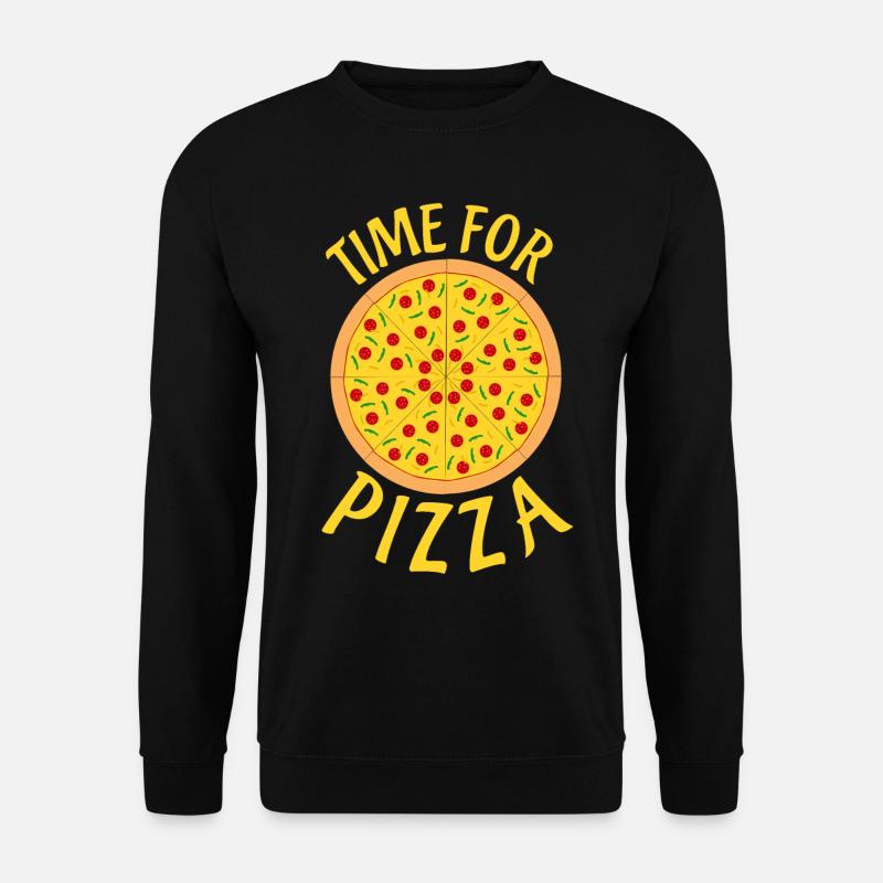Pizza Time Pizza Baker Pizzaria - Sweat-shirt Unisexe - noir