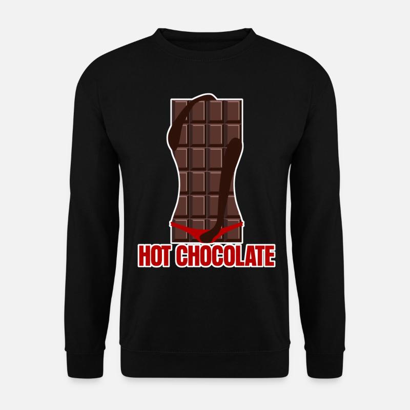 Schokolade Chocolat Chaud - Sweat-shirt Unisexe - noir