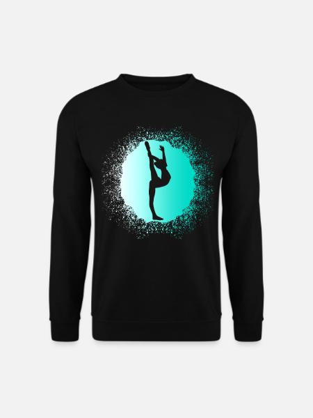 Turnen RSG Gymnastik Turnerin - Unisex Pullover - Schwarz
