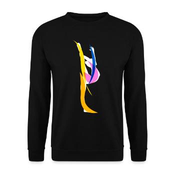Turnen RSG Turnerin Gymnastique - Sweat-shirt Unisexe - noir - Devant - Alina (178cm) & Michal (187cm)