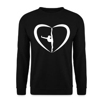 Gymnastique rythmique Turnen RSG - Sweat-shirt Unisexe - noir - Devant - Alina (178cm) & Michal (187cm)