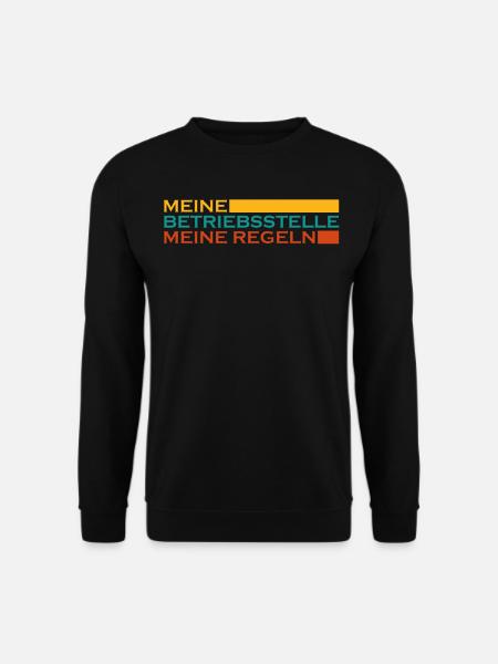 Fahrdienstleiter Witz Betriebsstelle - Unisex Pullover - Schwarz