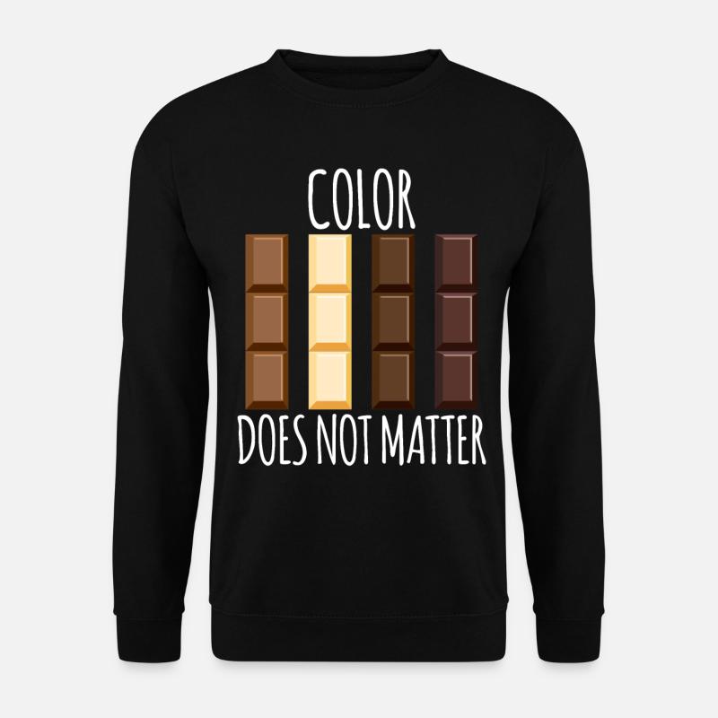 Chocolate - Unisex Sweatshirt - black