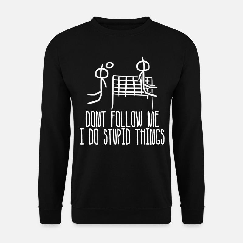 Volleyball Joke Volleyball Player - Unisex Sweatshirt - black