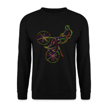 Radball Rad Radballer - Unisex Pullover - Schwarz - Vorne - Alina (178cm) & Michal (187cm)