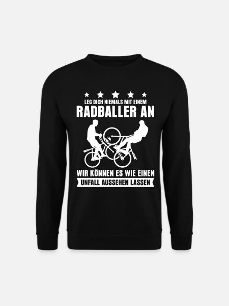 Radball Witz Radballer - Unisex Pullover - Schwarz