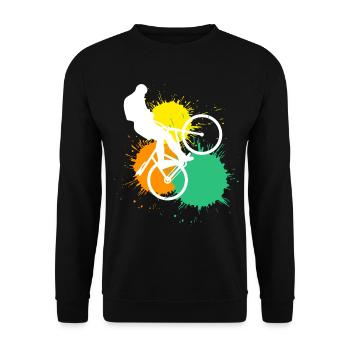 Radball - Unisex Pullover - Schwarz - Vorne - Alina (178cm) & Michal (187cm)