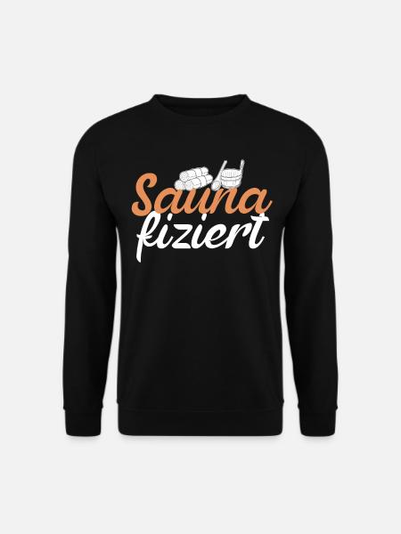Sauna Saunisten Saunist Saunieren - Unisex Pullover - Schwarz