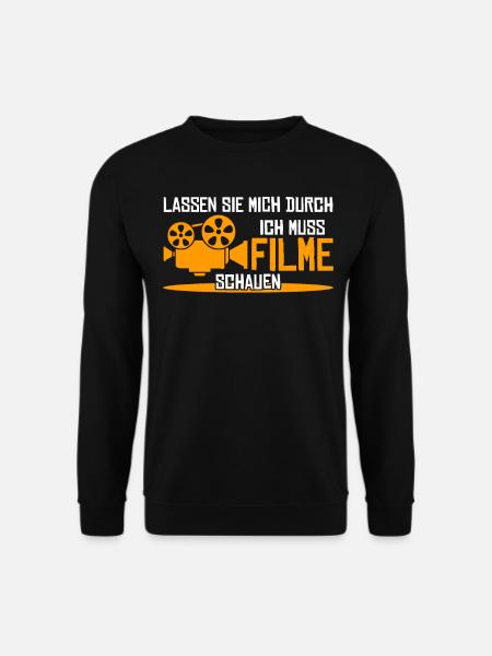 Kino Heimkino Filme Filmabend Kinofilme - Unisex Pullover - Schwarz