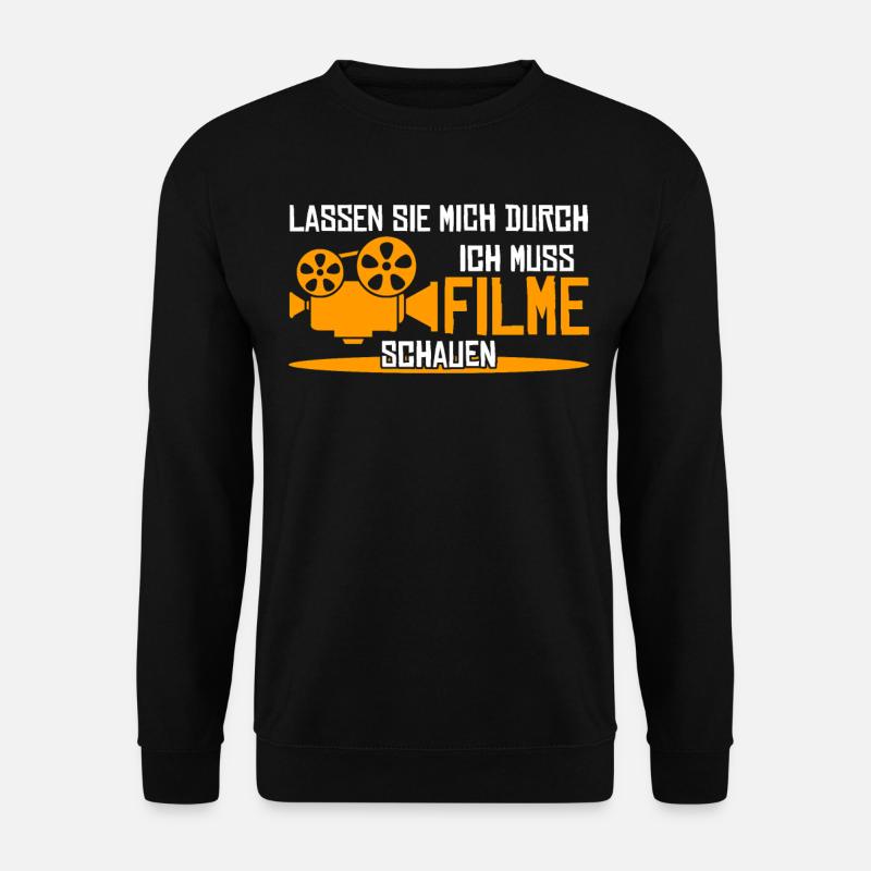 Kino Heimkino Filme Filmabend Kinofilme - Unisex Pullover - Schwarz