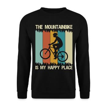 VTT VTT - Sweat-shirt Unisexe - noir - Devant - Alina (178cm) & Michal (187cm)