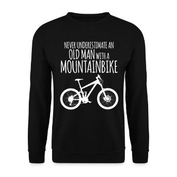VTT VTT VTT VTT - Sweat-shirt Unisexe - noir - Devant - Alina (178cm) & Michal (187cm)