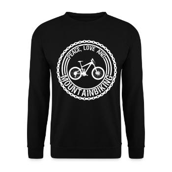 VTT VTT vététistes - Sweat-shirt Unisexe - noir - Devant - Alina (178cm) & Michal (187cm)
