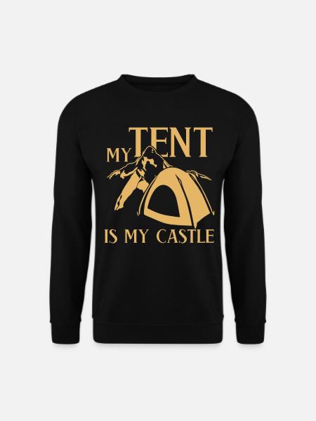 Camping Camping Camping Tent Camper - Unisex Sweatshirt - black